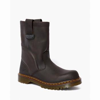 Dr Martens Icon 2296 Tall - Hnede Pracovne Cizmy Panske, D125SK